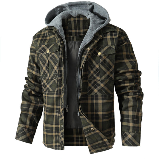 AlpenNord⢠| Flannel Jacket with Hood