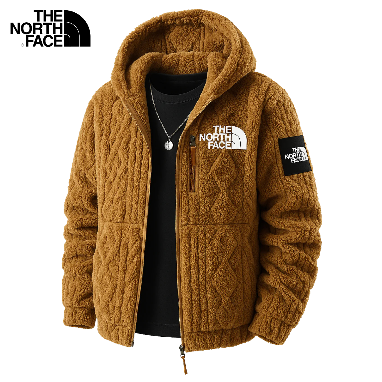 Ultra Warm Hooded Sherpa Jacket || Clearance Sale