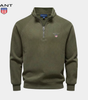 GANT™ Fleece-Lined Ribbed Half-Zip Sweater
