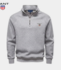 GANT™ Fleece-Lined Ribbed Half-Zip Sweater