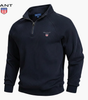 GANT™ Fleece-Lined Ribbed Half-Zip Sweater