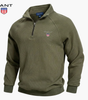 GANT™ Fleece-Lined Ribbed Half-Zip Sweater