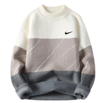 Men’s Urban Color Panel Crew Sweater