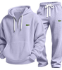 Waffle-Knit Performance Hoodie Jogger Set