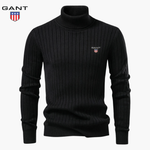 GANT Premium Ribbed Polo Sweater