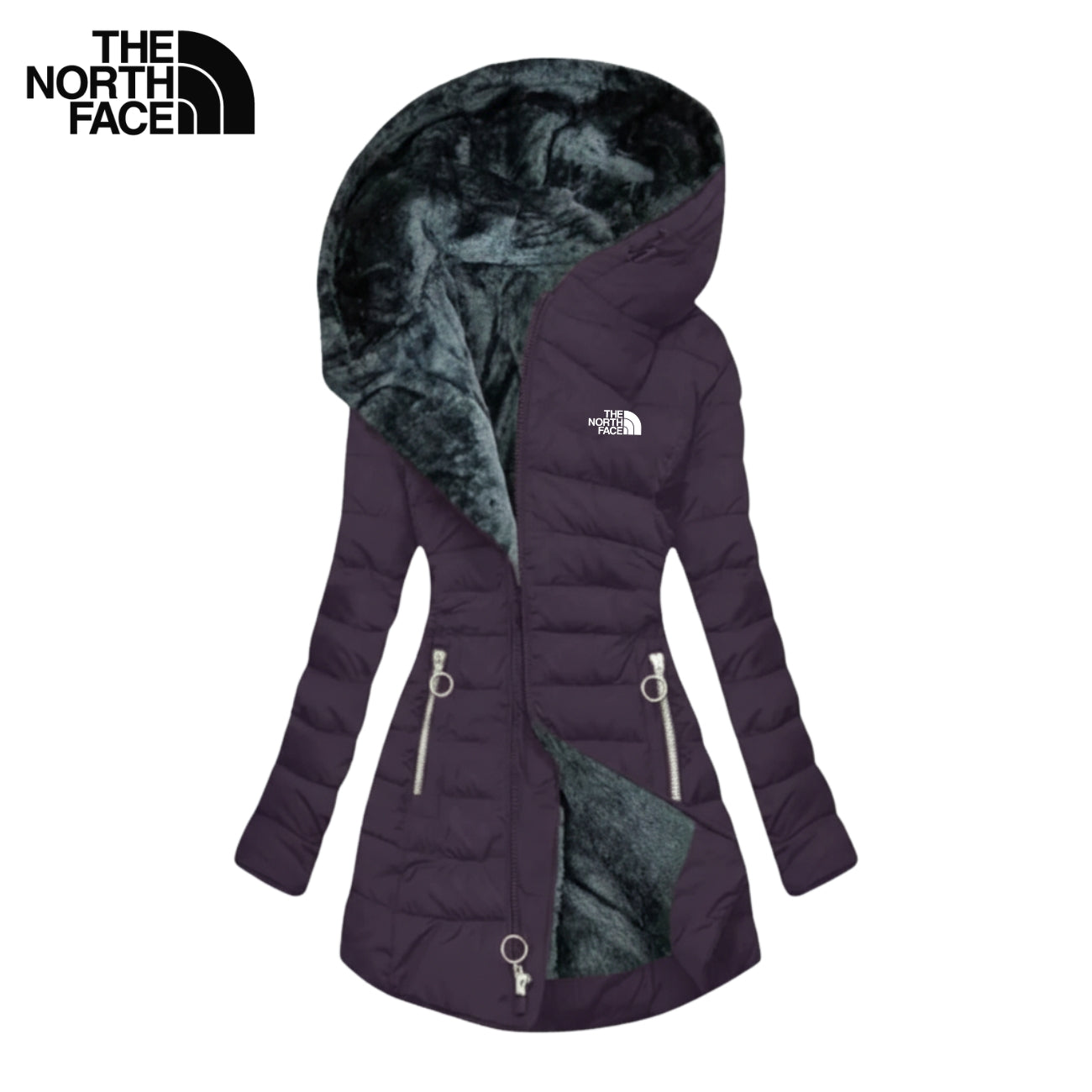 Hooded Puffer Coat with Plush Lining || CLEARANCE SALE