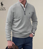 Knitted Half-Zip Sweater || Clearance Sale
