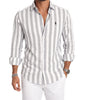 Soft Striped Casual Shirt — LIQUIDATION PRICE