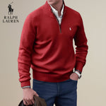 Knitted Half-Zip Sweater || Clearance Sale