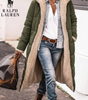 Sherpa-Lined Long Puffer Coat