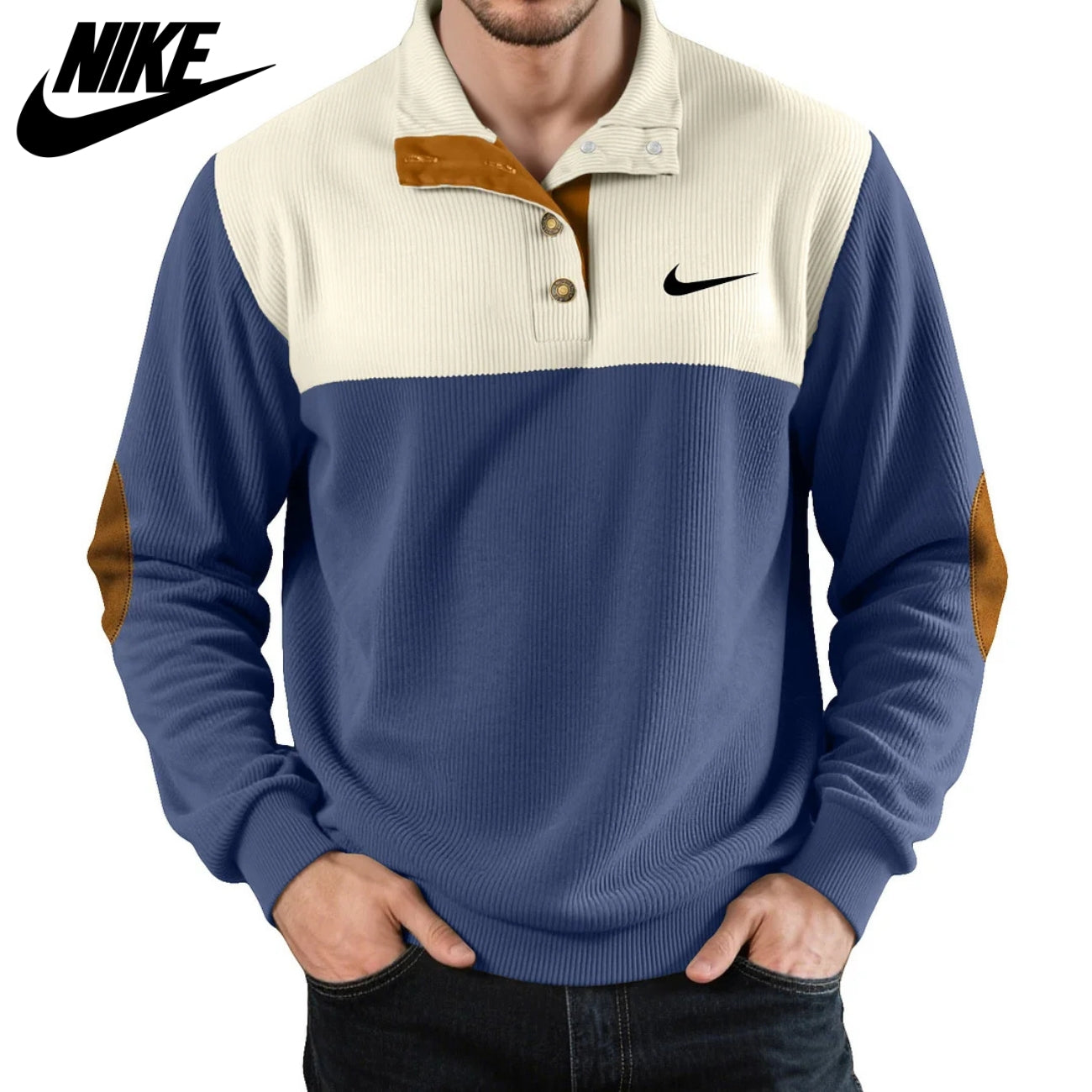 Retro Panel Sweater || SALE PRICE