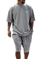 Oversized Tee & Shorts Lounge Set — Clearance Sale