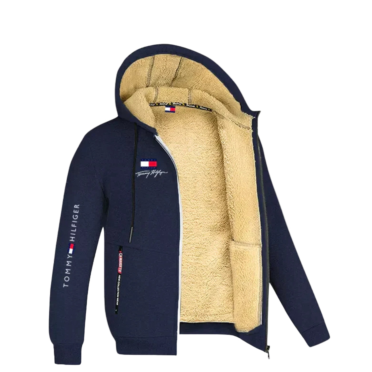 Tommy Hilfiger - Fleece Lined Zip Hoodie Black Friday -70% OFF