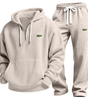 Waffle-Knit Performance Hoodie Jogger Set