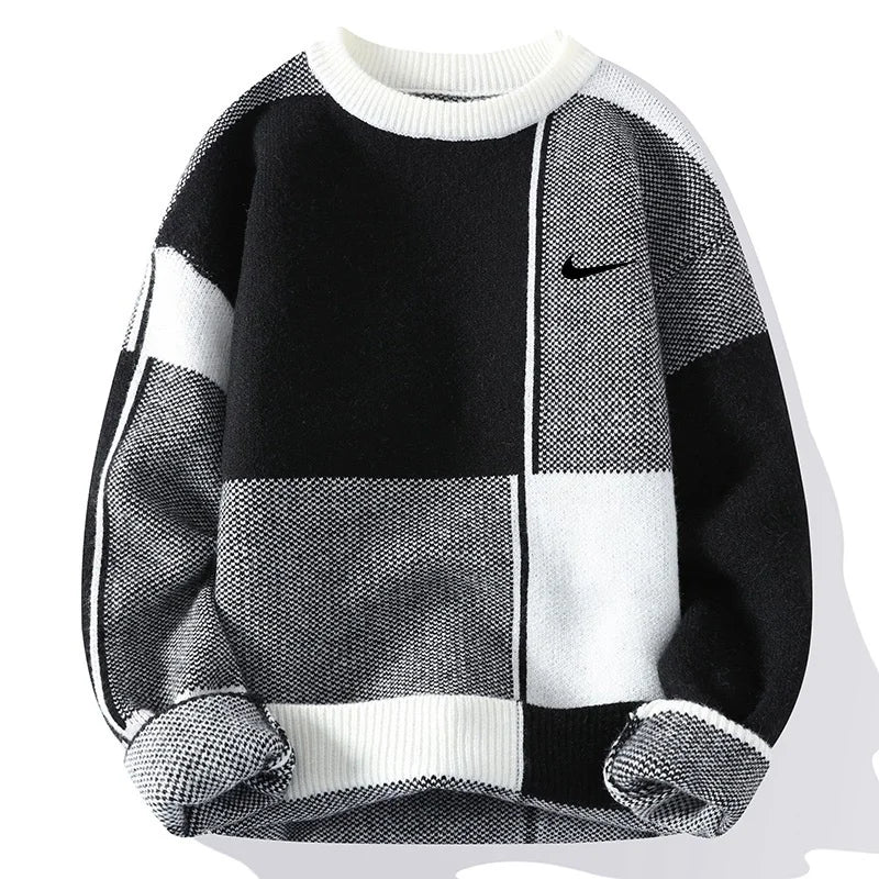 Nike | Checkered Sweater Black Friday -70% OFF