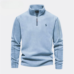 Men’s Classic Quarter-Zip Stand Collar Pullover
