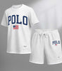 Polo Graphic Tee & Shorts Set — Clearance Sale