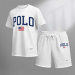 Polo Graphic Tee & Shorts Set — Clearance Sale