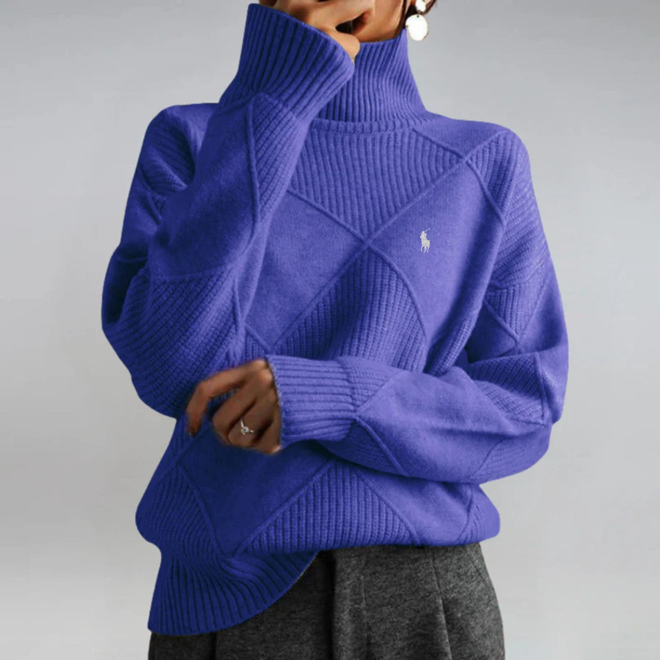 Premium Ribbed Turtleneck - End-of-Line Sale
