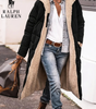 Sherpa-Lined Long Puffer Coat