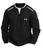 2026 Textured Performance Henley Shirt - Clearance Sale