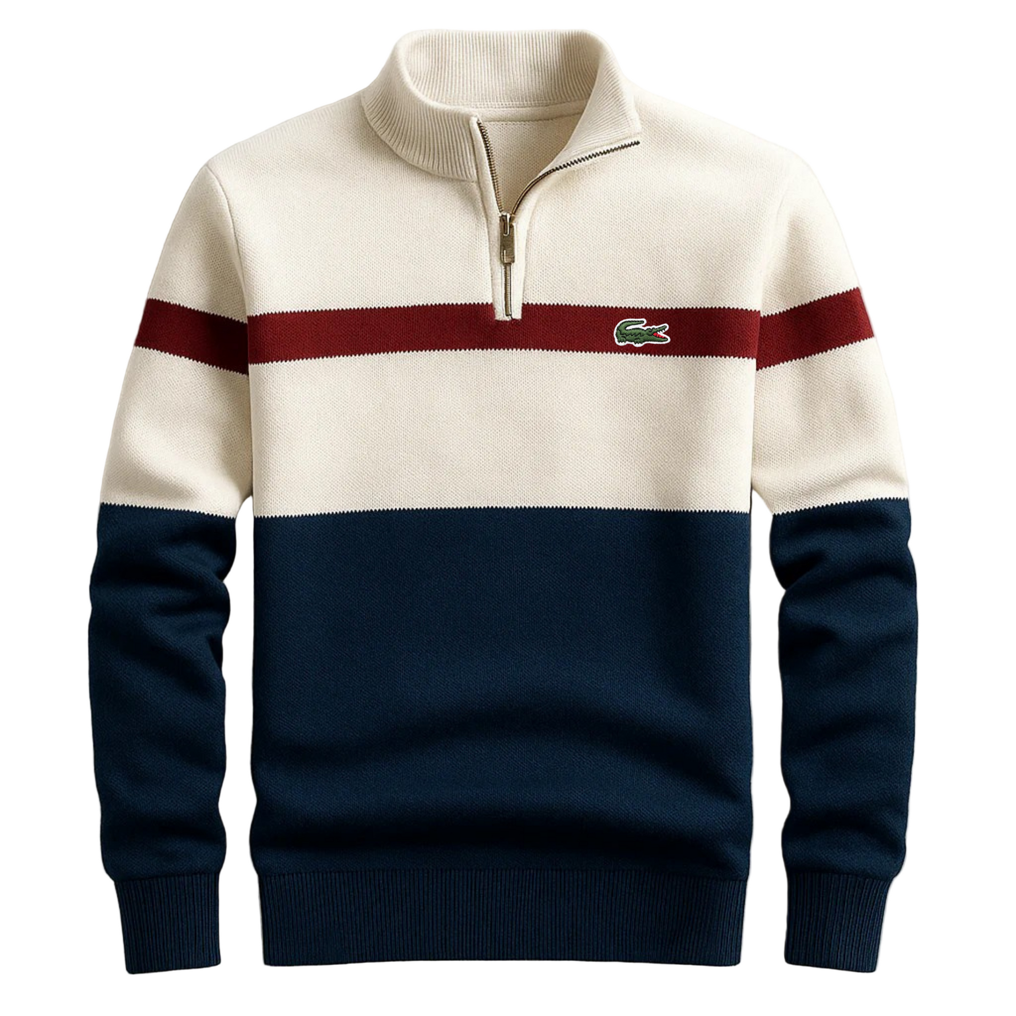 LACOSTE - ELSTON HERITAGE QUARTER-ZIP