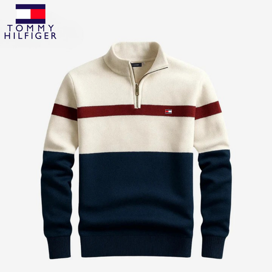 Elegant Half-Zip Sweater || CLEARANCE PRICE
