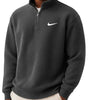 NK Collar Half Zip Sweatshirt