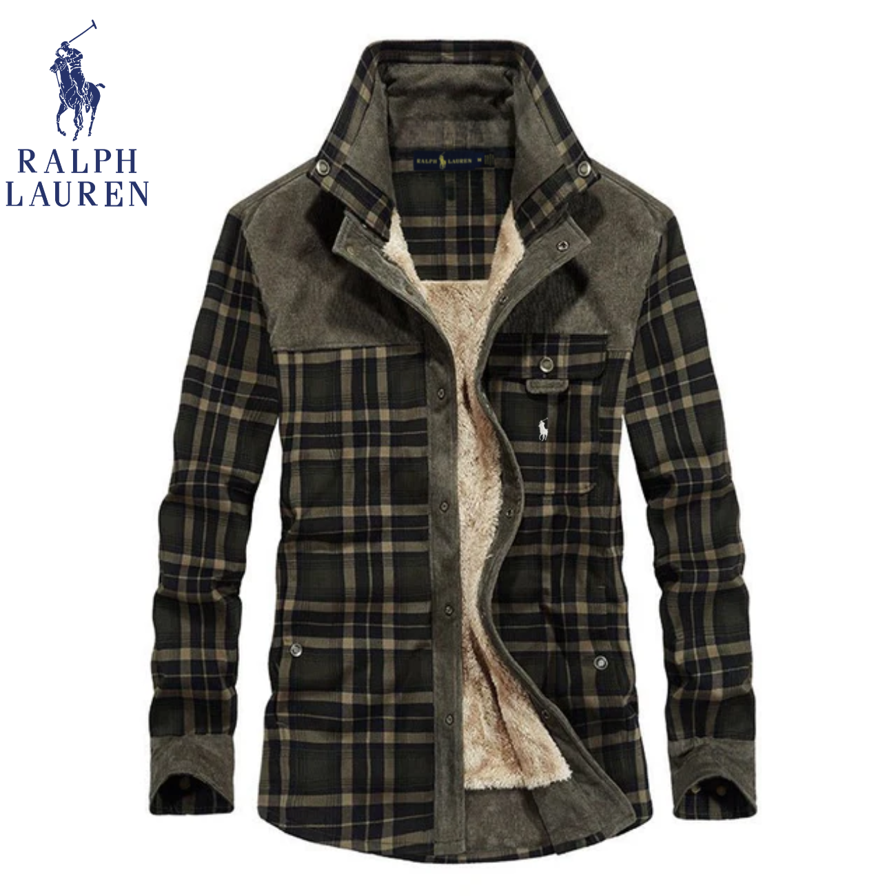 2026 Sherpa-Lined Plaid Field Jacket || Clearance Sale