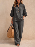 Soft Linen Lounge Set  — LIQUIDATION PRICE