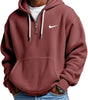 NK - Men's Loose Waffle Half-Zip Hooded Sweatshirt