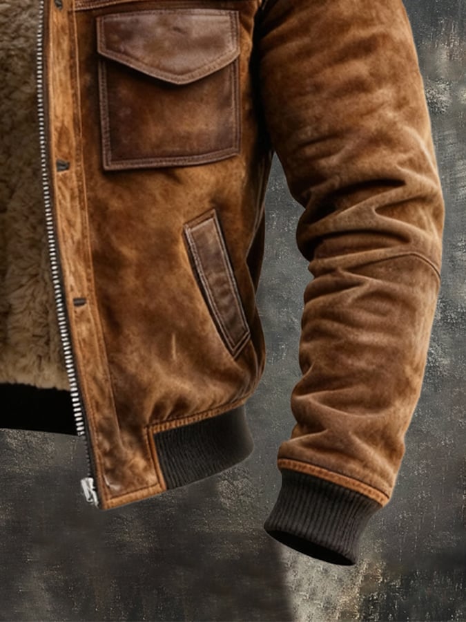 GIANNI™ | SHERPA LEATHER JACKET