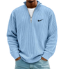 Ribbed Quarter Zip Knit Pullover - SALE PRICE