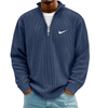 Ribbed Quarter Zip Knit Pullover - SALE PRICE