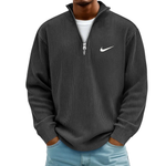 Ribbed Quarter Zip Knit Pullover - SALE PRICE