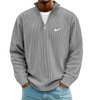 Ribbed Quarter Zip Knit Pullover - SALE PRICE