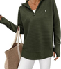 Textured Quarter-Zip Sweater