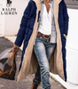 Sherpa-Lined Long Puffer Coat