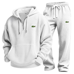 Waffle-Knit Performance Hoodie Jogger Set