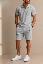 Aero-Grid Quarter-Zip Set  — LIQUIDATION PRICE