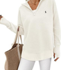 Textured Quarter-Zip Sweater