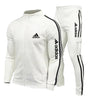 Striped Zip-Up Cargo Tracksuit Set