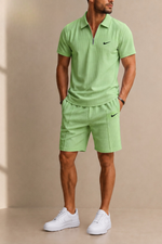 Aero-Grid Quarter-Zip Set  — LIQUIDATION PRICE