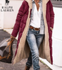 Sherpa-Lined Long Puffer Coat