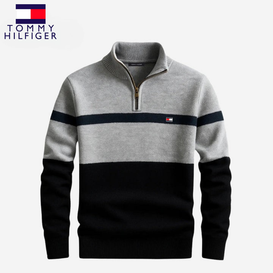 Elegant Half-Zip Sweater || CLEARANCE PRICE