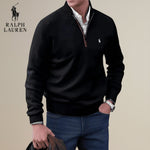 Knitted Half-Zip Sweater || Clearance Sale