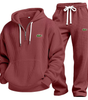 Waffle-Knit Performance Hoodie Jogger Set