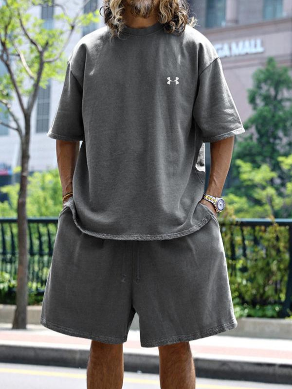 Oversized Tee & Shorts Lounge Set — Clearance Sale