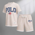 Polo Graphic Tee & Shorts Set — Clearance Sale