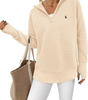 Textured Quarter-Zip Sweater